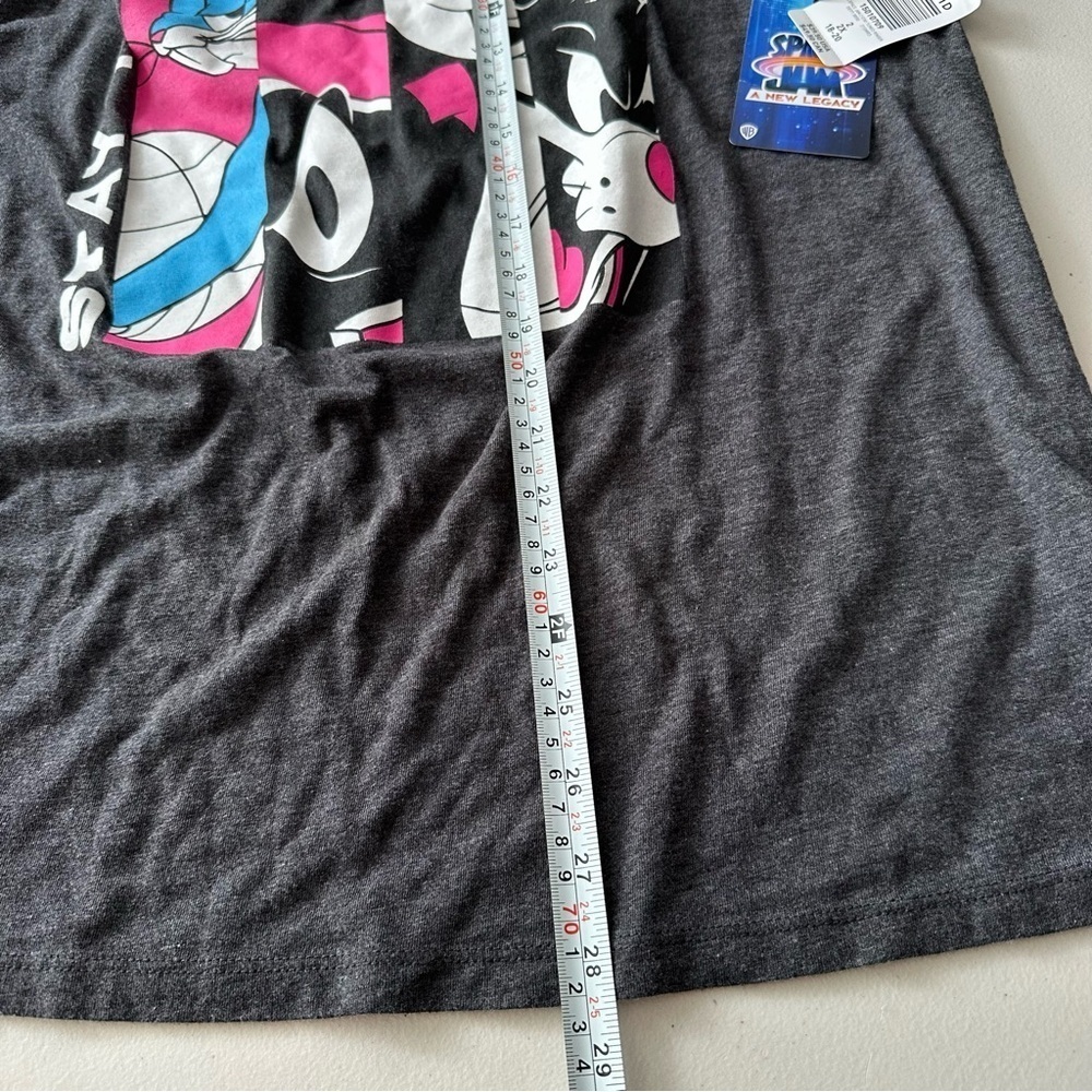 NWT Torrid Space Jam 2 Grey Ringer Tank 2X - Picture 8 of 8